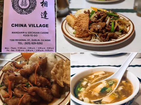 Dining room at China Village in Dublin