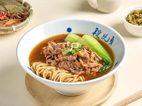 Taiwanese beef noodle soup at Duan Chun Zhen